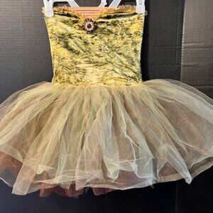 Dance Costume Size 12C Wolff Fording Jewel Accent Crushed Velvet